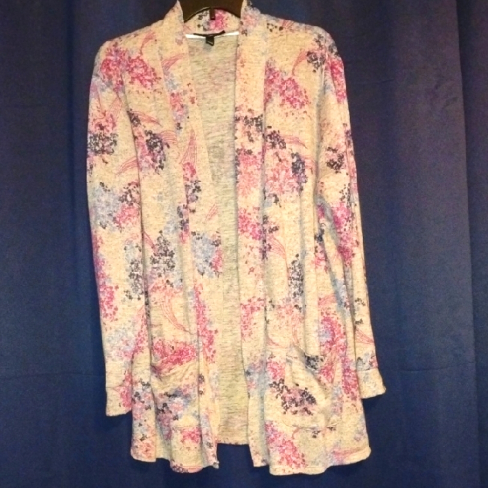 Floral Women's Sweater Cardigan